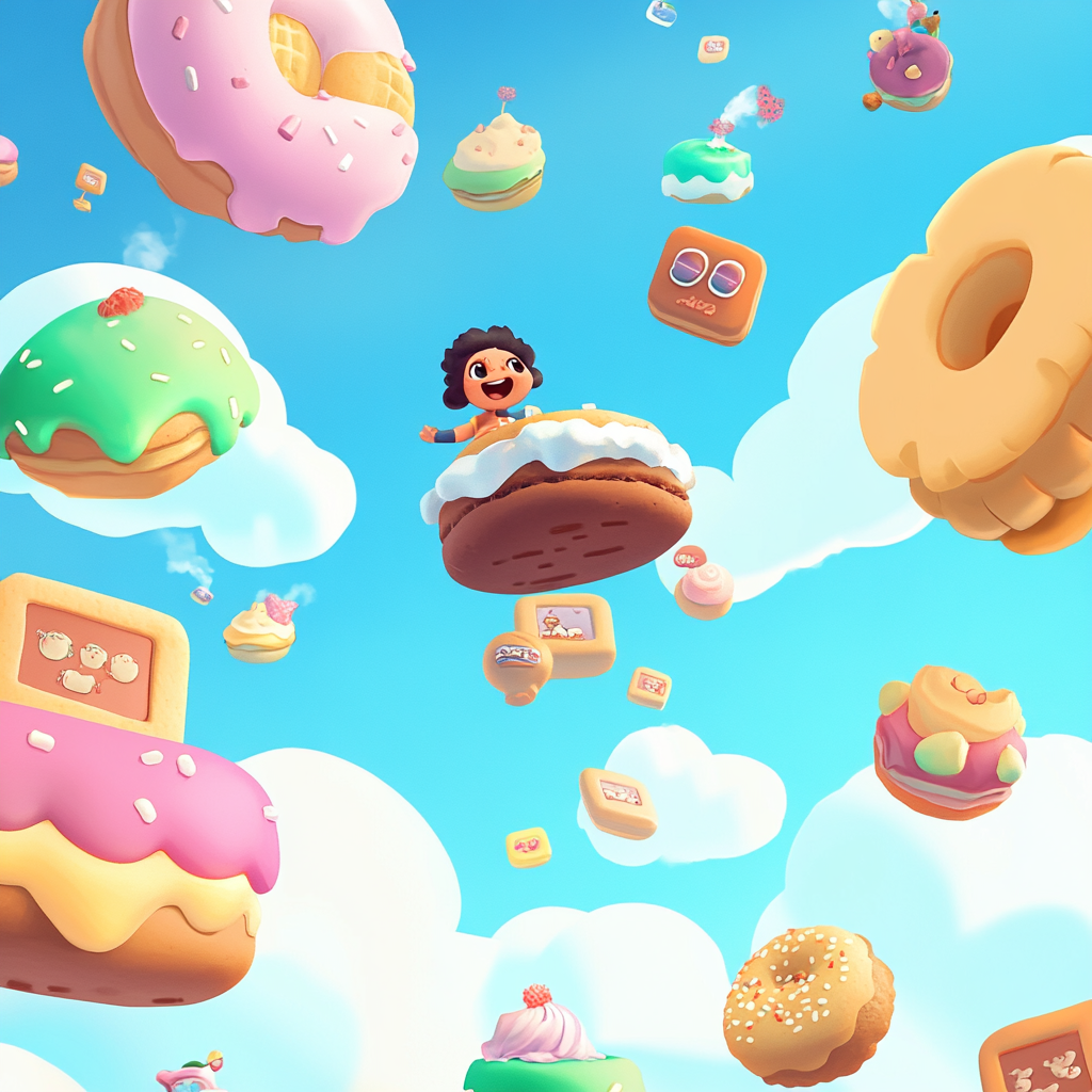 A Colorful Cookie-Pastry Game Screenshot