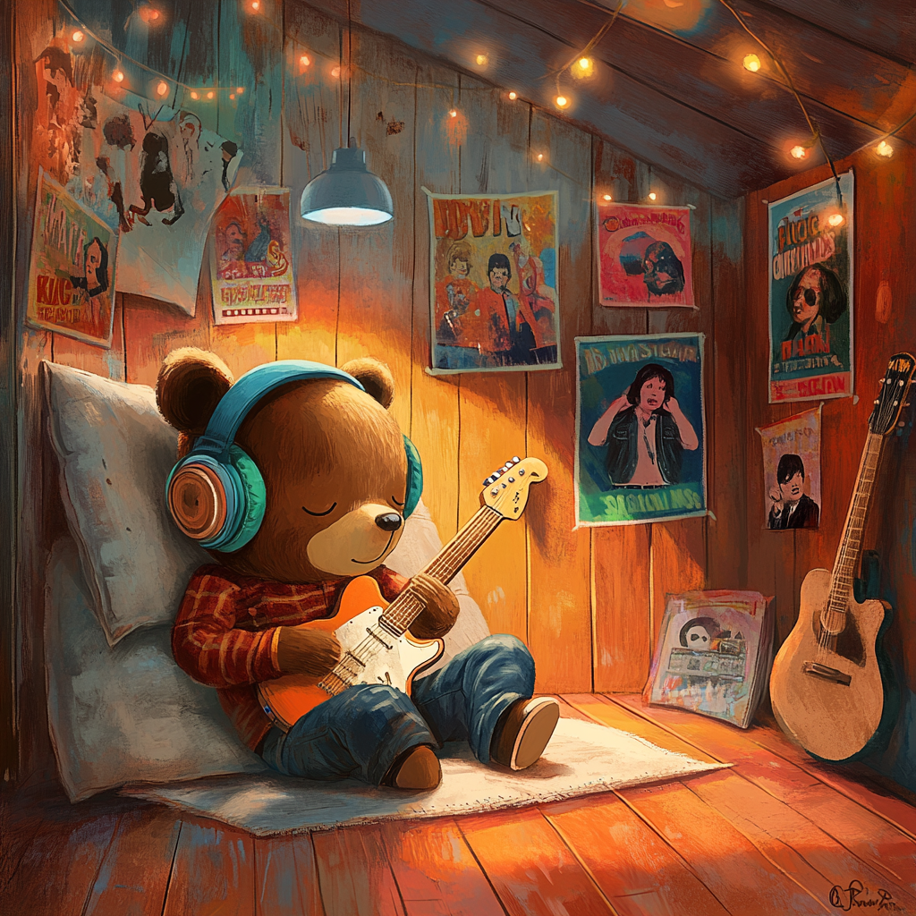 A Cozy Bear Cave: Jonny's Rockstar Dream