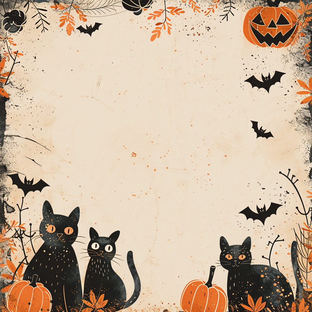 A Cute Halloween Background for Social Post