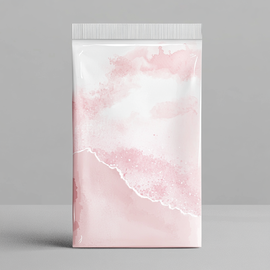 A Detailed Watercolor of Washing Powder Packaging