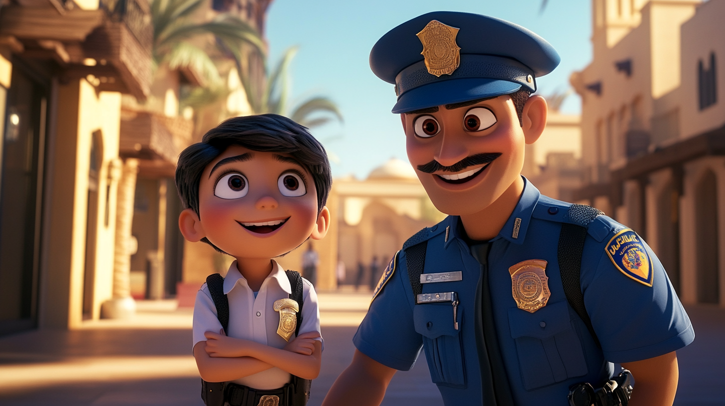 A Detective Kid Adventure in Dubai City