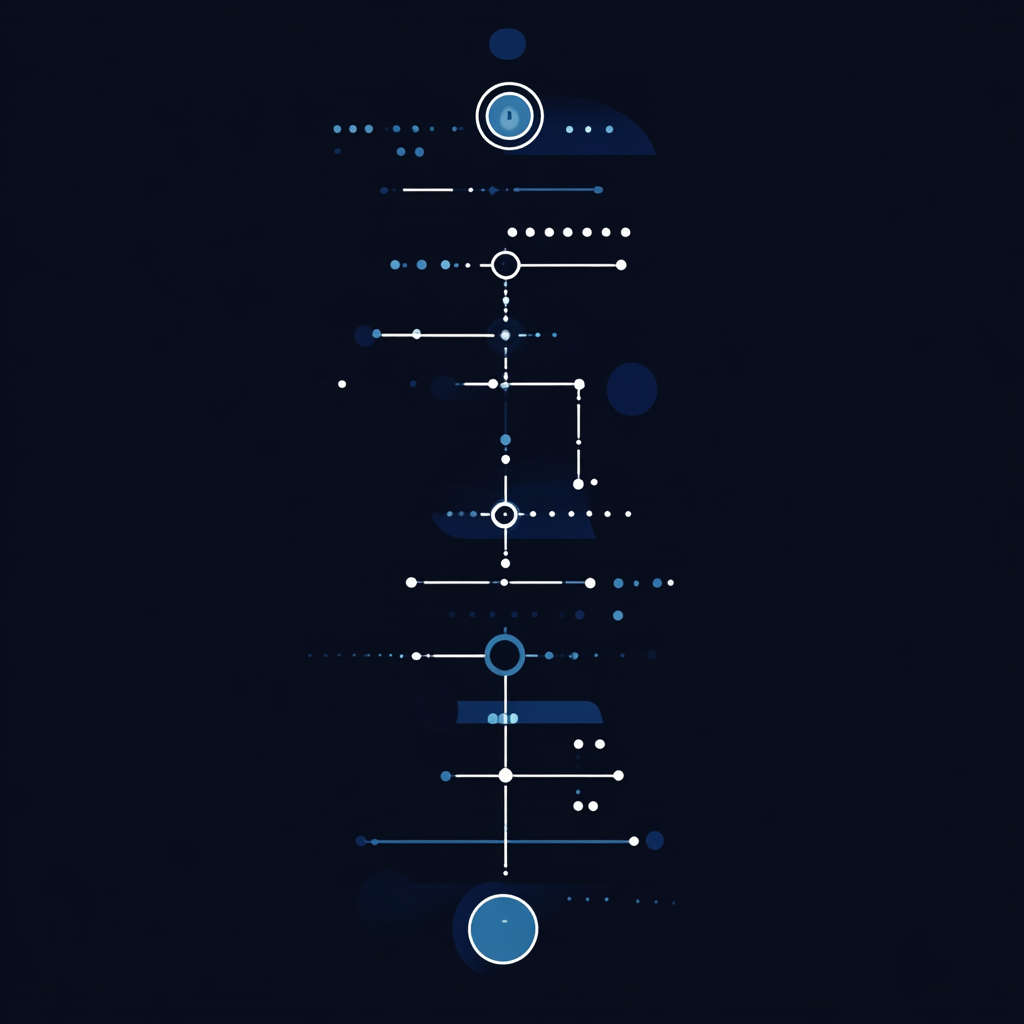 A Diagram of Matching Parentheses in Coding