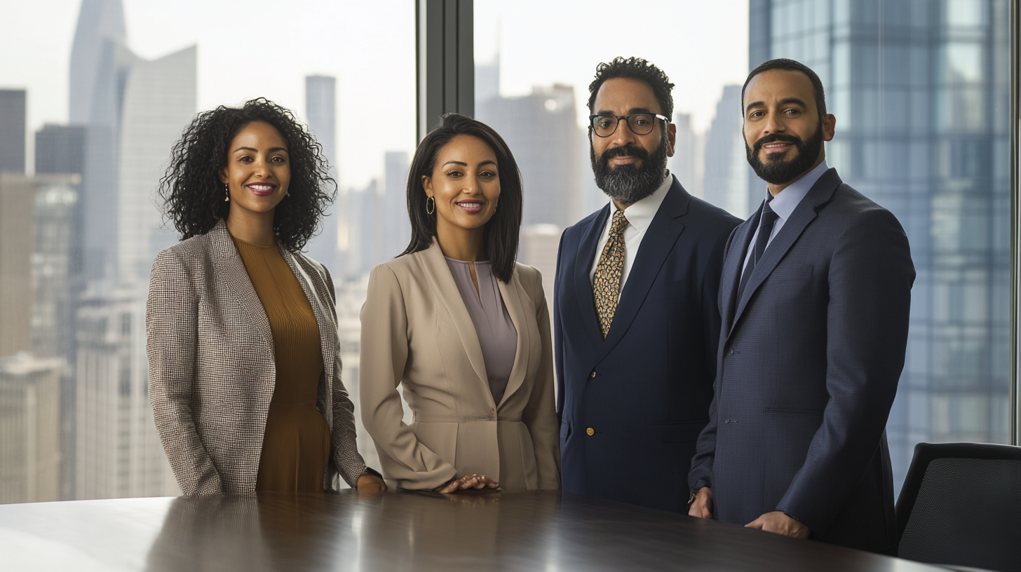 A Diverse Legal Team in a Boardroom