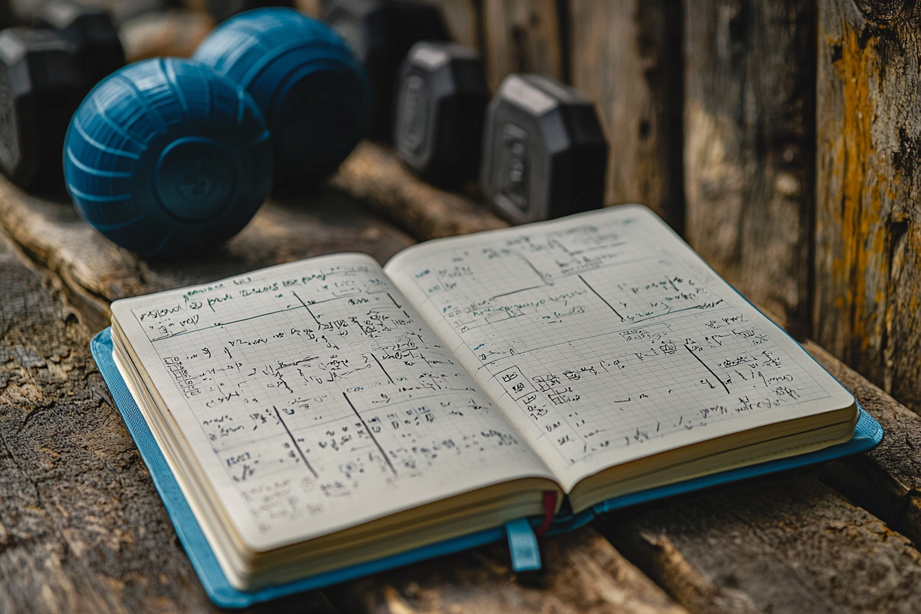 A Fitness Journal with Workout Plans and Goals