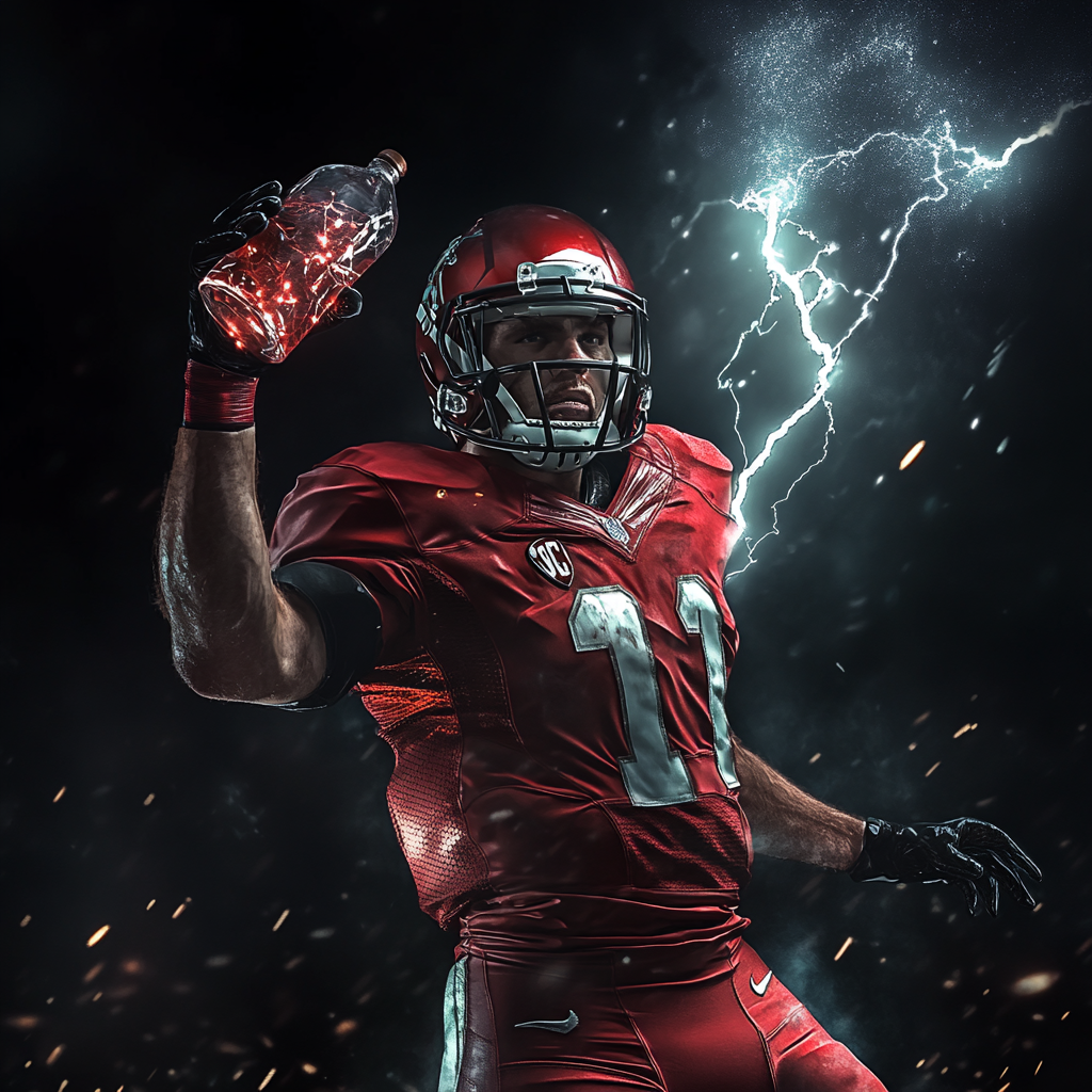 A Football Player with Lightning in a Bottle