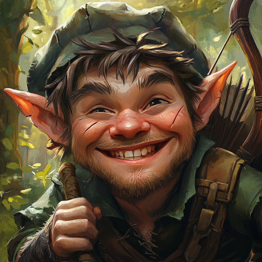 A Friendly Gnome Adventurer: Medieval Fantasy Portrait