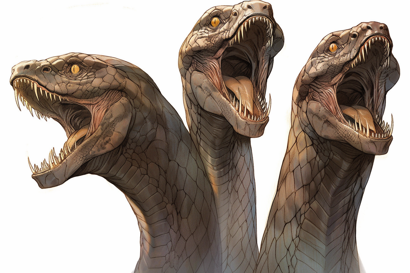 A Funny Hydra with Three Expressive Heads