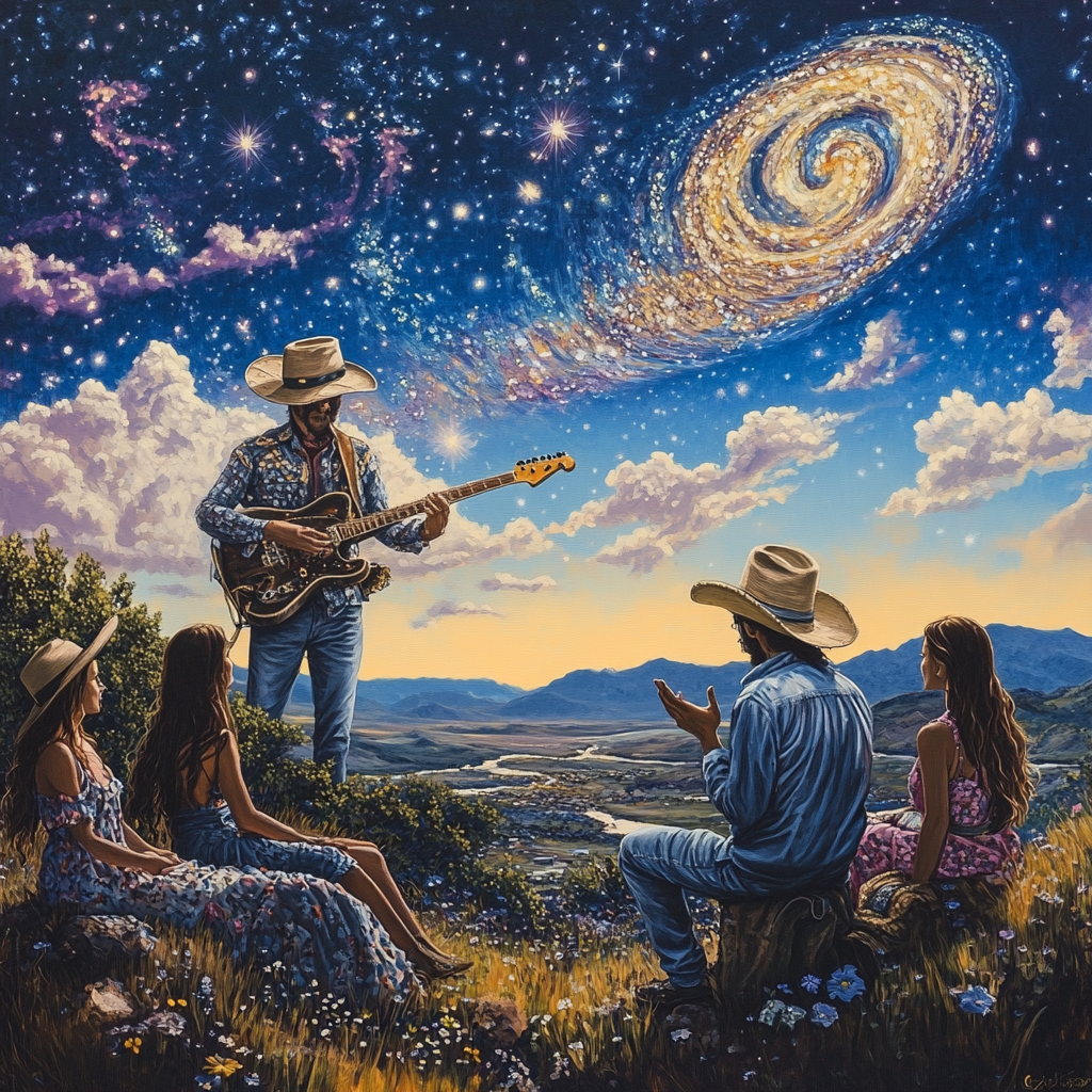 A Galactic Cowboy Concert in the Milky Way