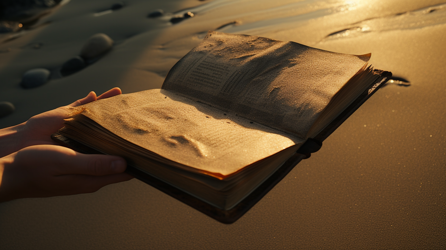 A Giant Passing Book to a Small Person