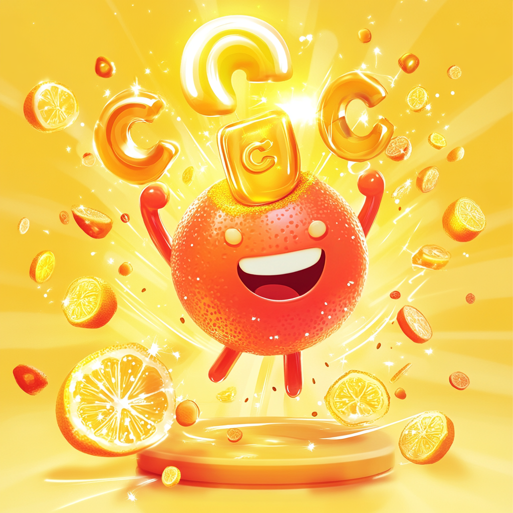 A Happy Orangey Vitamin C Trophy Awaits