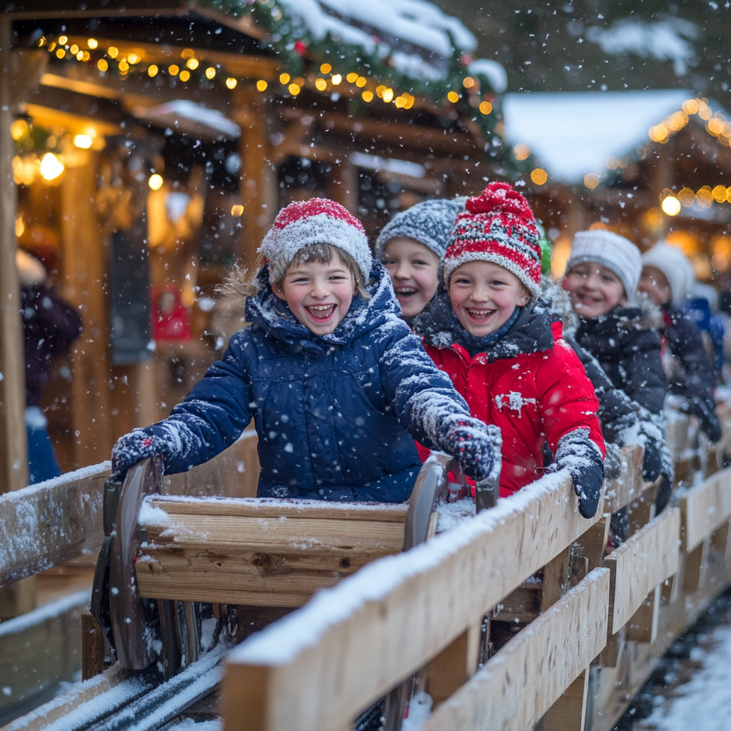 A Happy Winter Outing at Christmas Market