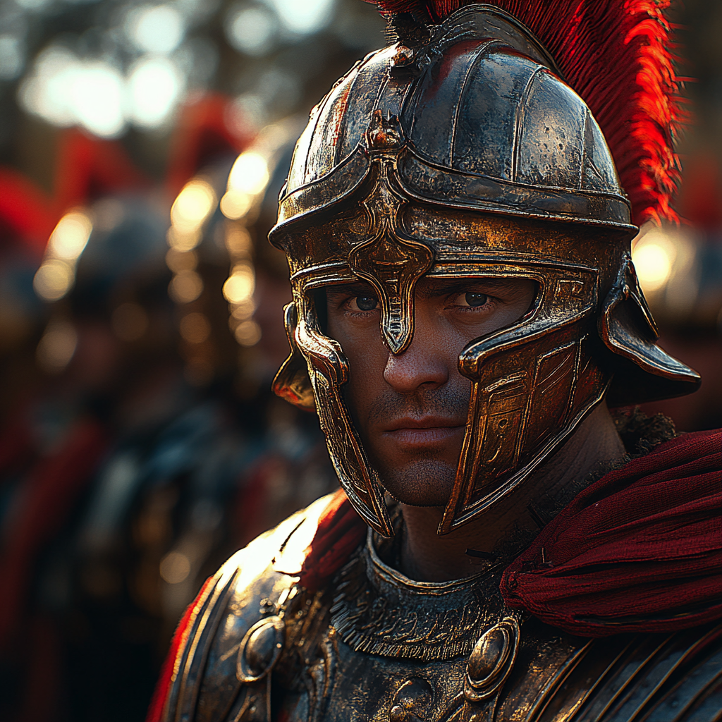 A Highly Detailed Roman Army Commander Portrait