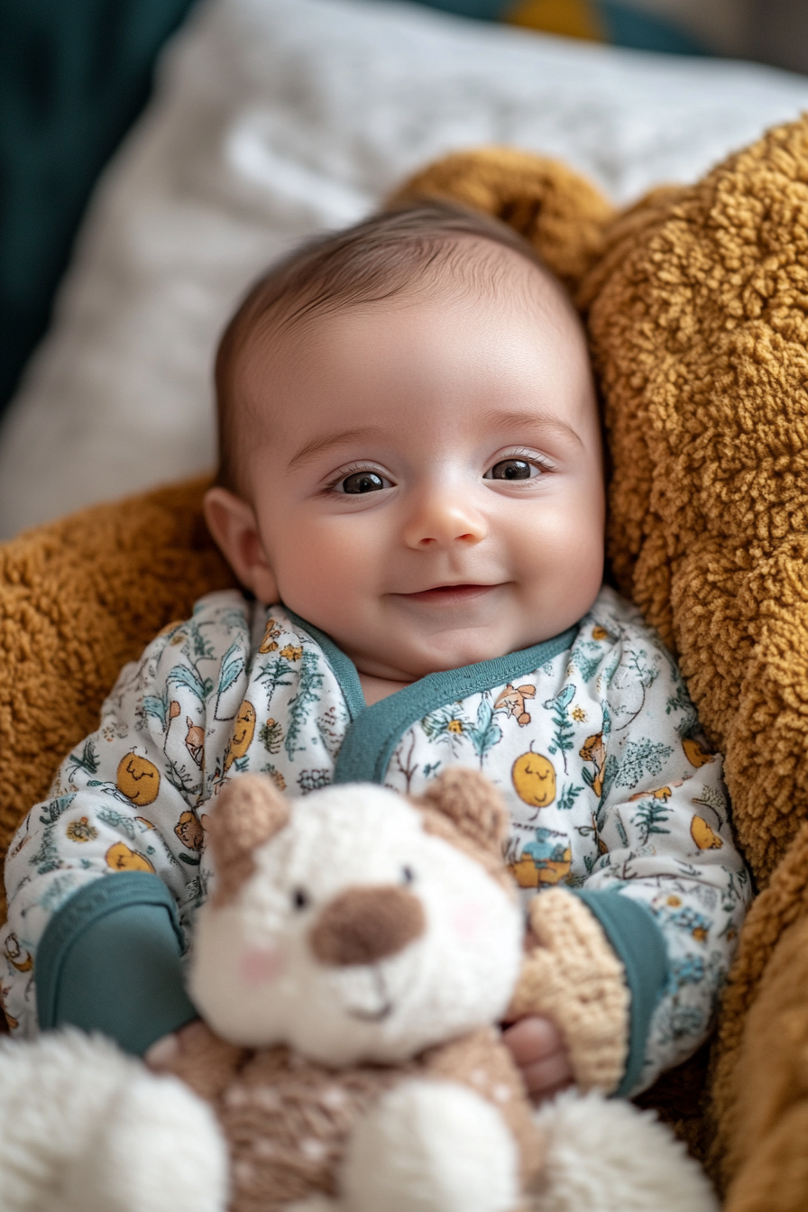 A Hyper Realistic Baby Boy Photoshoot