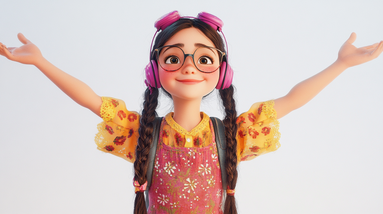 A Kazakh Girl Stars in Disney Pixar Poster