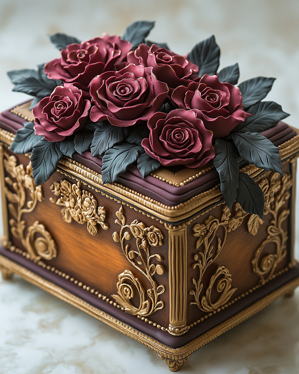 A Magical Musical and Jewelry Cake Design