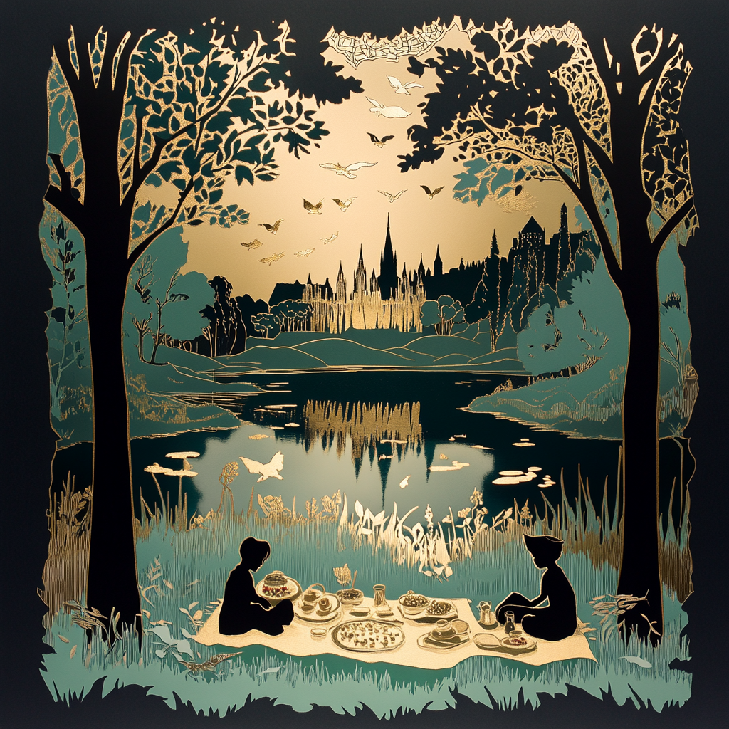 A Magical Wizarding Picnic by Hogwarts Lake