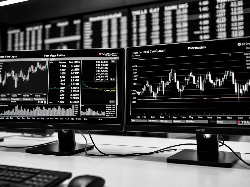 A Market Analysis with Currency Charts.