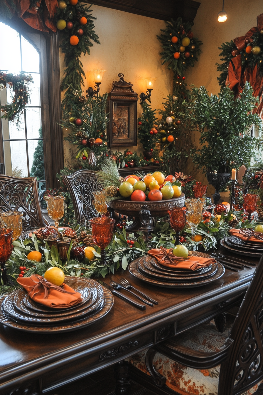 A Mediterranean Christmas Feast in Vivid Detail