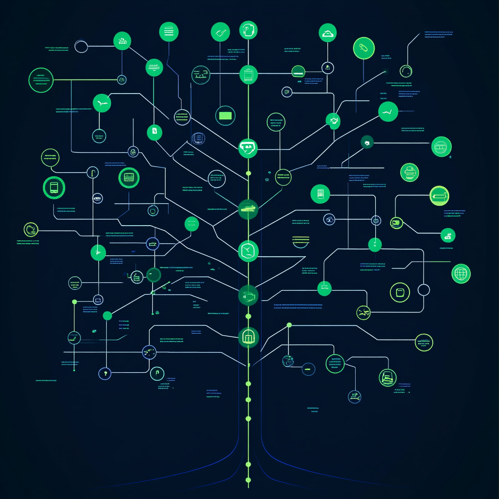 A Modern, Clean Decision Tree Diagram