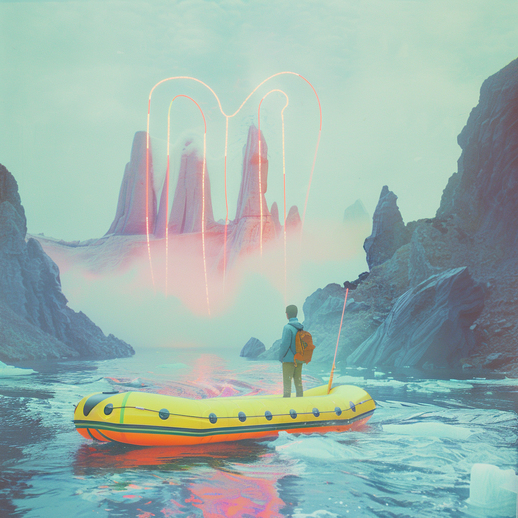 A Moody Fantasy Raft Adventure: Wes Anderson Style