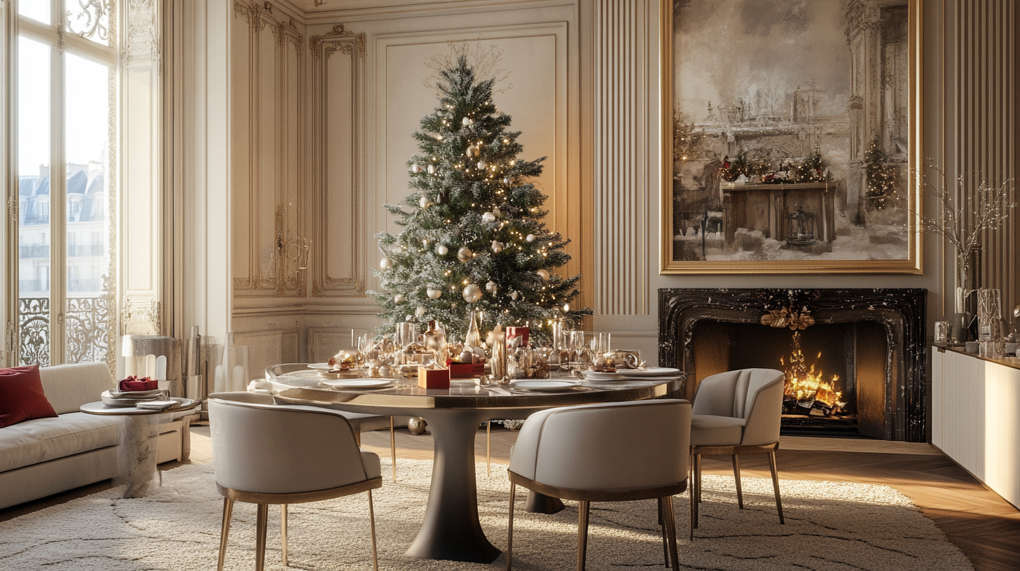 A Parisian Christmas in Charles Zana's Luxurious Apartment