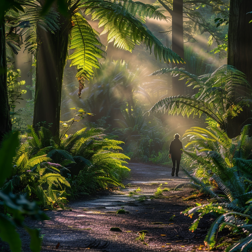 A Peaceful Walk Through Forest: Connecting with Nature