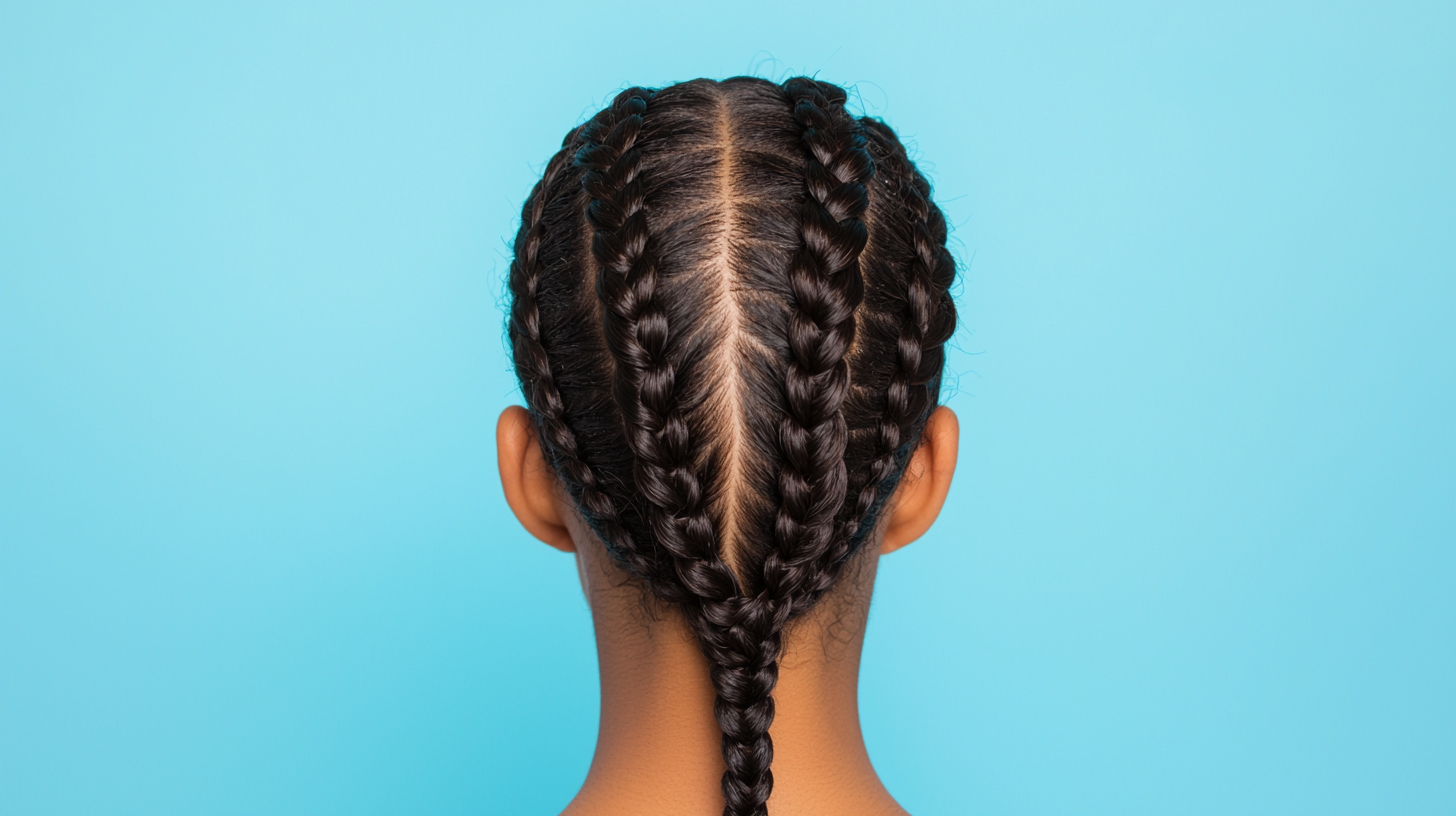 A Person with Braided Hair