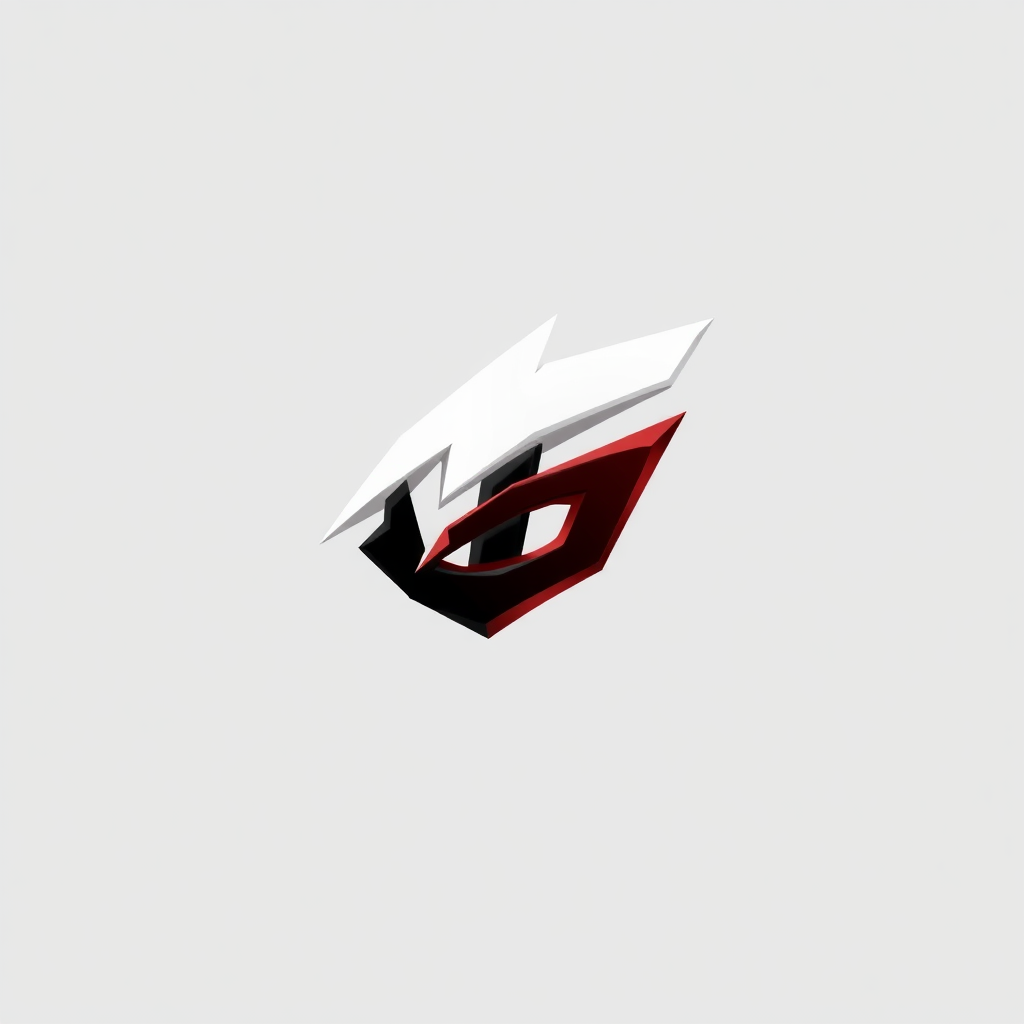 A Powerful 3D Red and White Esport.