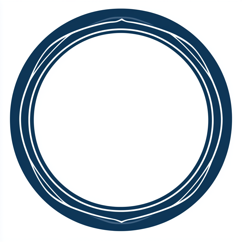 A Slim Blue Circle