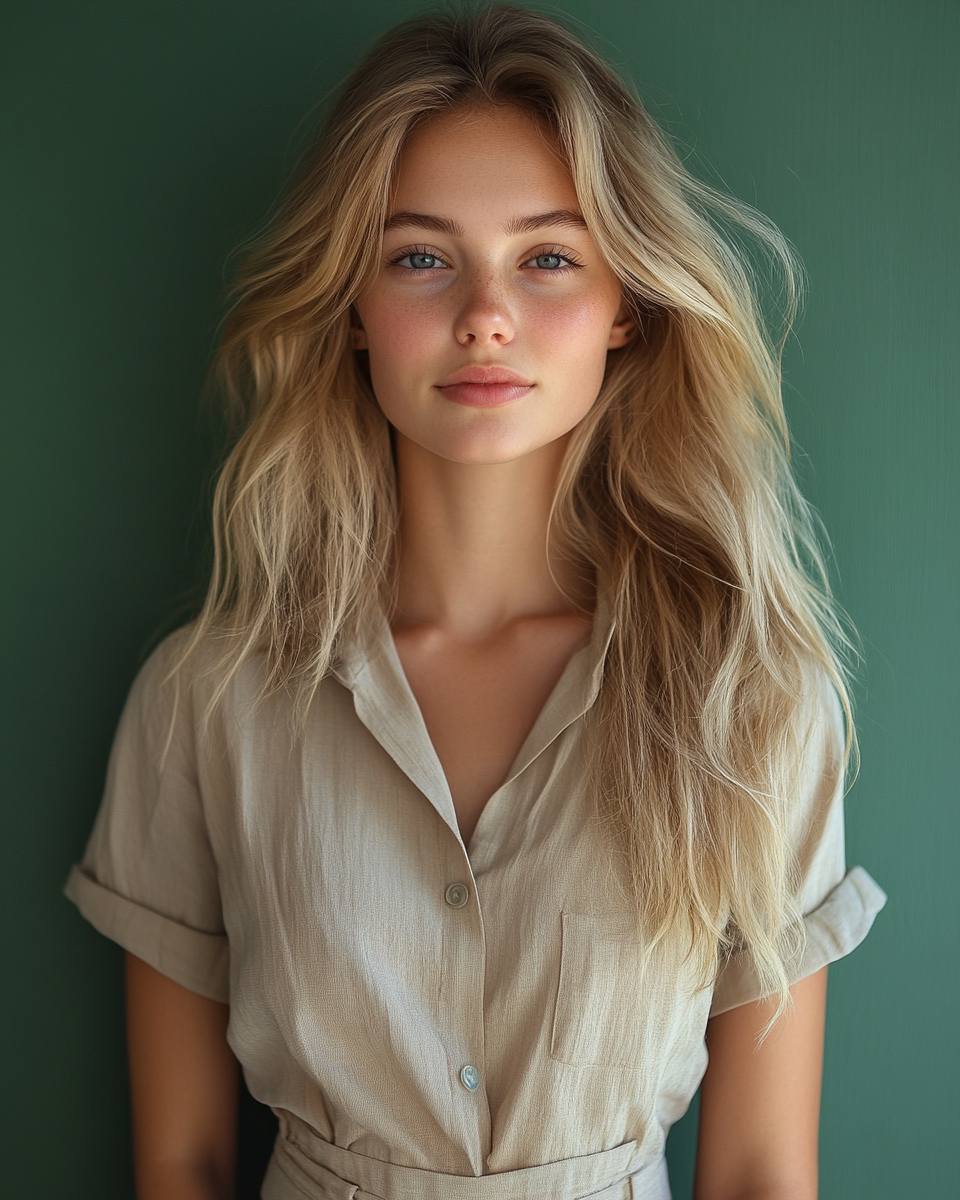 A Smiling Woman in Business Attire Portrait