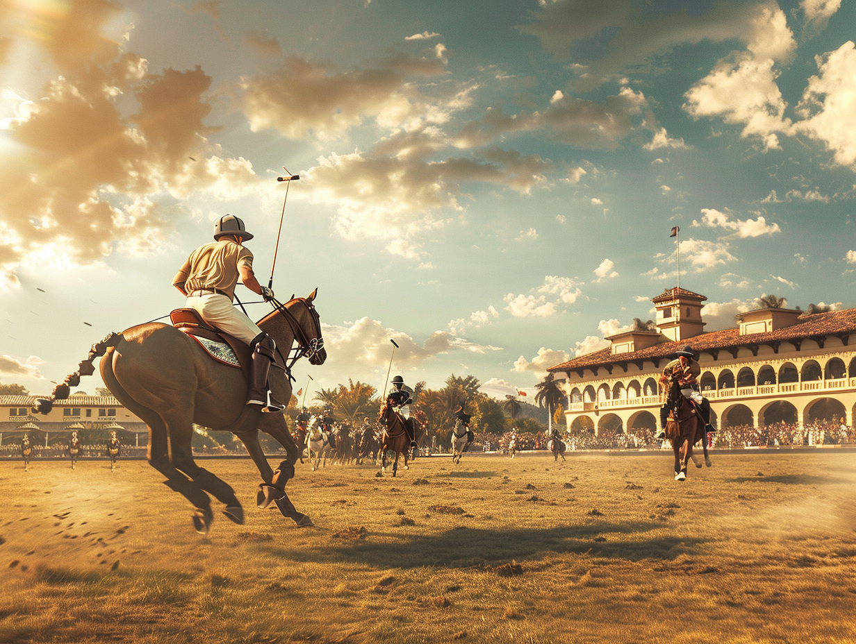 A Stunning Photo of a Polo Match