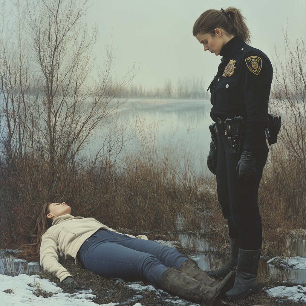 A Swedish police officer investigates a drowned woman