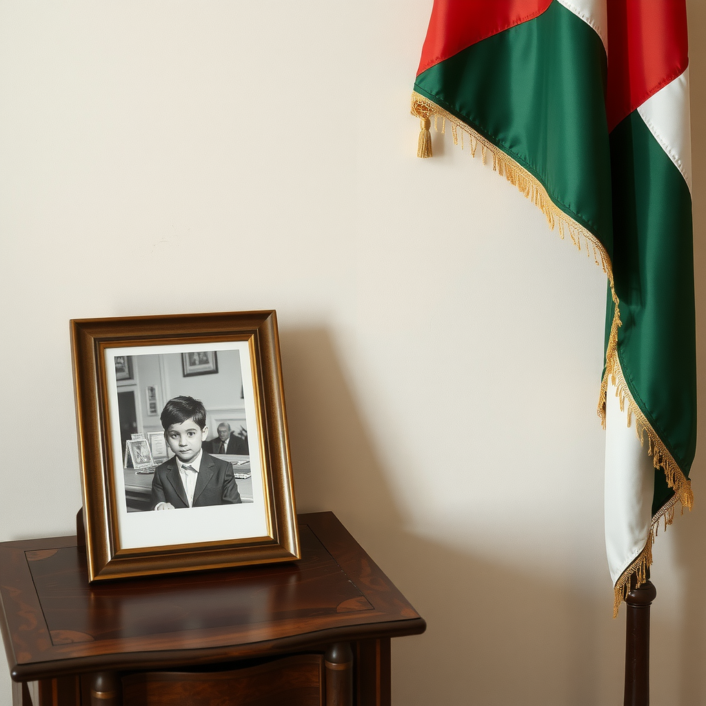 A Table, Picture, Palestinian Flag, Age, Childhood, Martyrdom