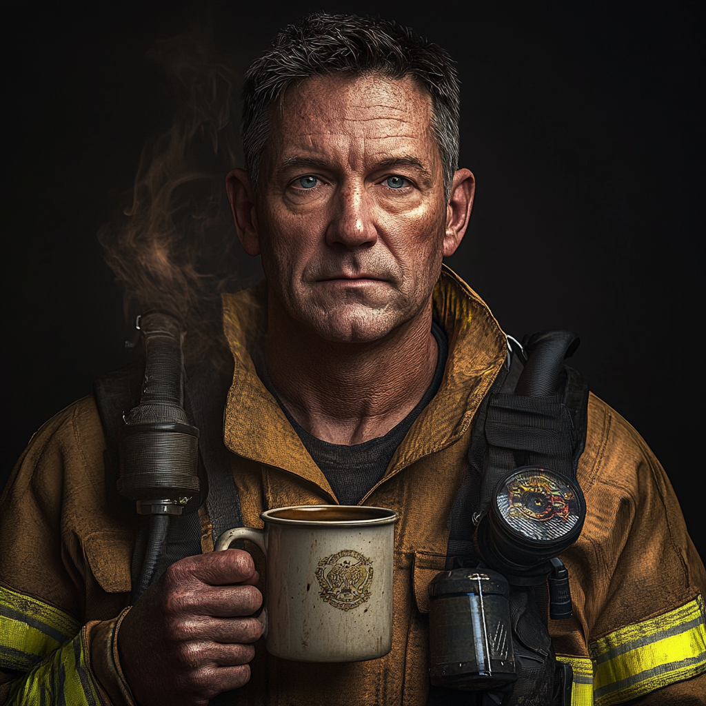 A Tall Firefighter Named John