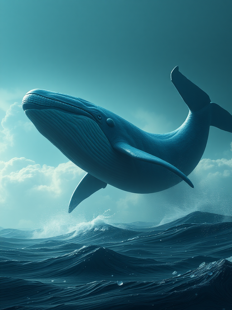 A Titan Warrior Blue Whale in 4K!