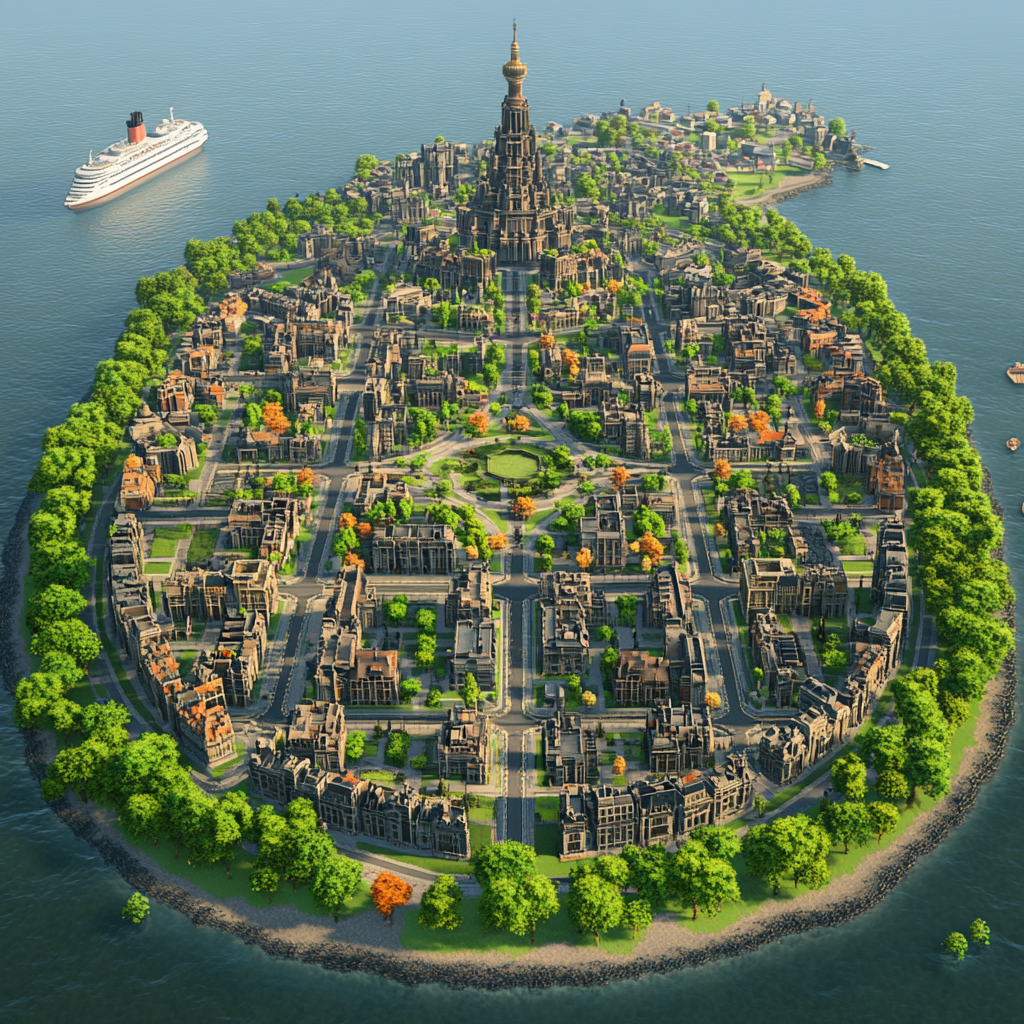 A Unique Island City with European and Chinese Architecture.