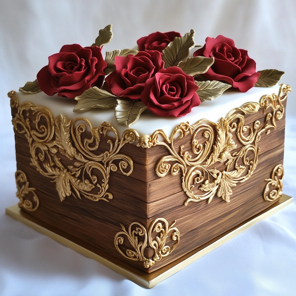 A Versailles-Themed Magical Musical Jewelry Cake