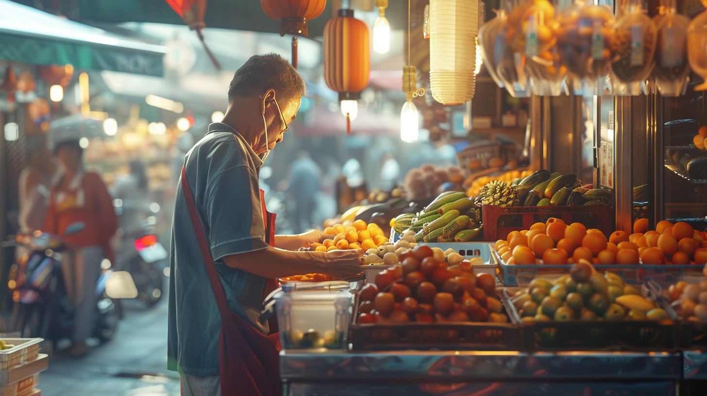 A Vibrant Commercial of a Natural Product Seller