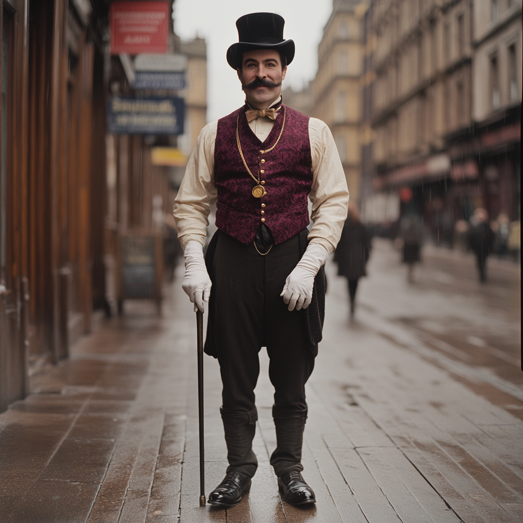 A Wealthy Gentleman in 1950's Glasgow, Scotland