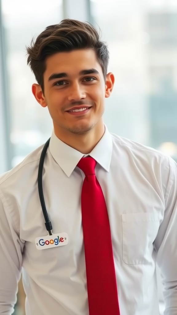 A Young Man is Hired by Google