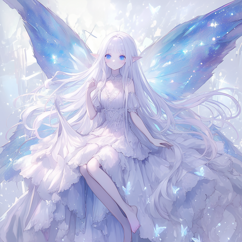 A beautiful fairy in a magical kingdom