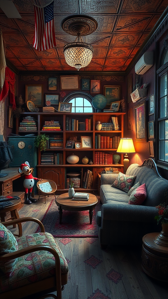 A room with hidden Disney objects in 3D.