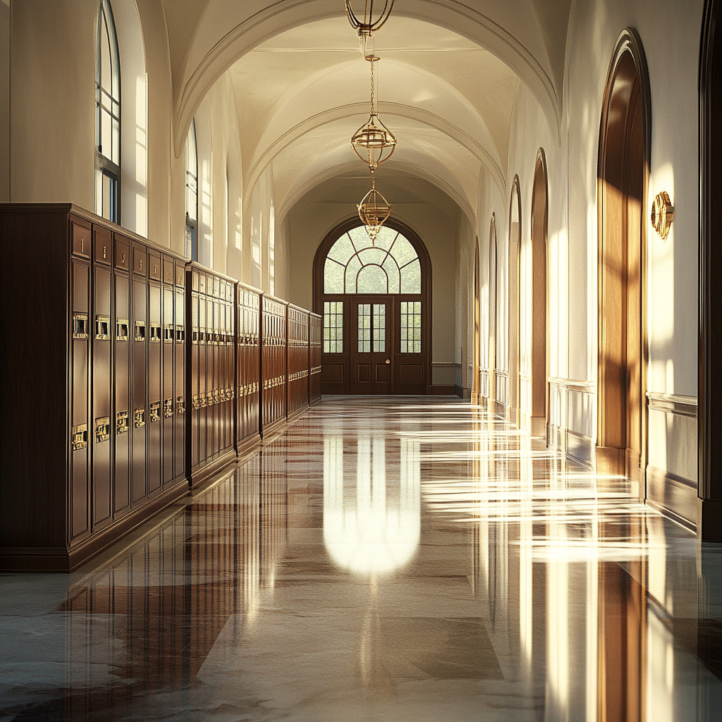 A stunning 8K image of Monarch Academy hallway