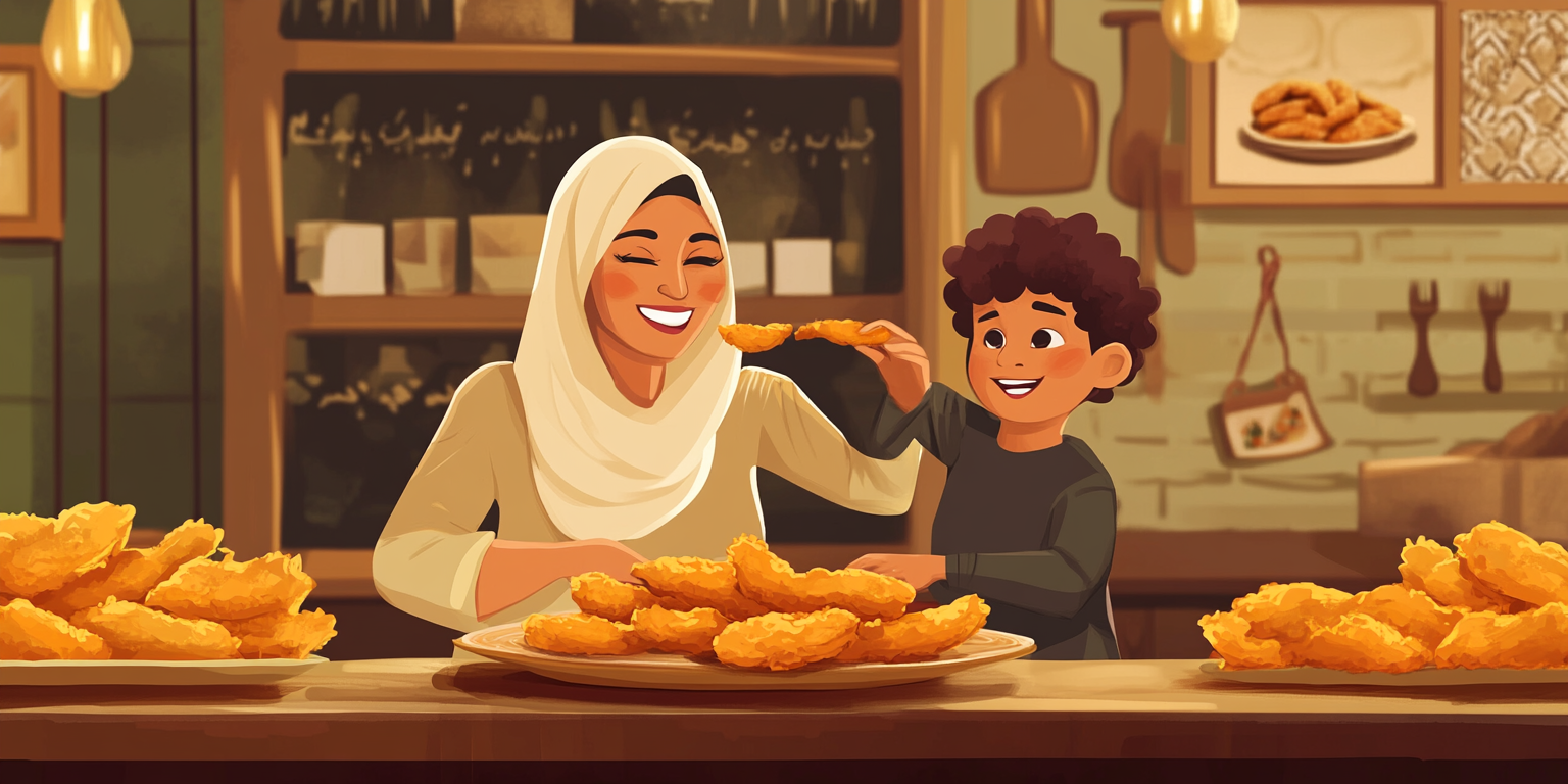 A warm Ramadan dinner with Arabic family