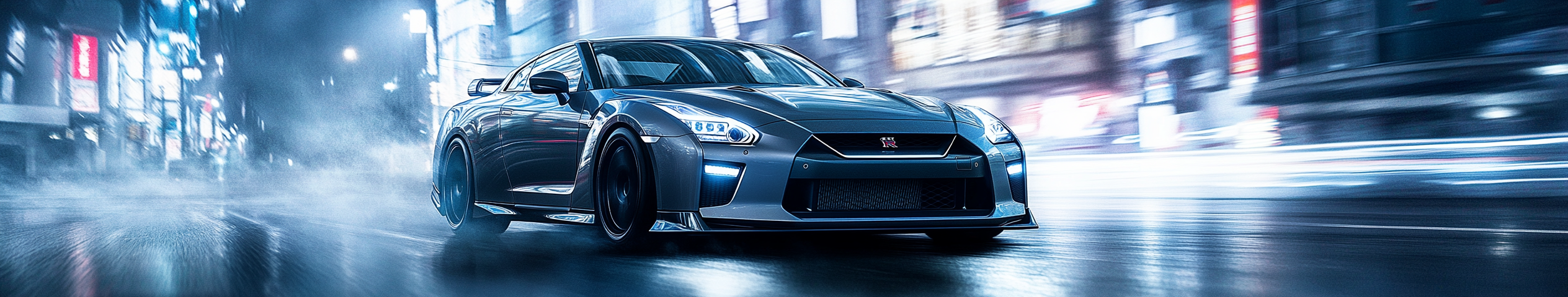 ALT: Store image reflecting NISSAN GT-R and Japanese car performance.