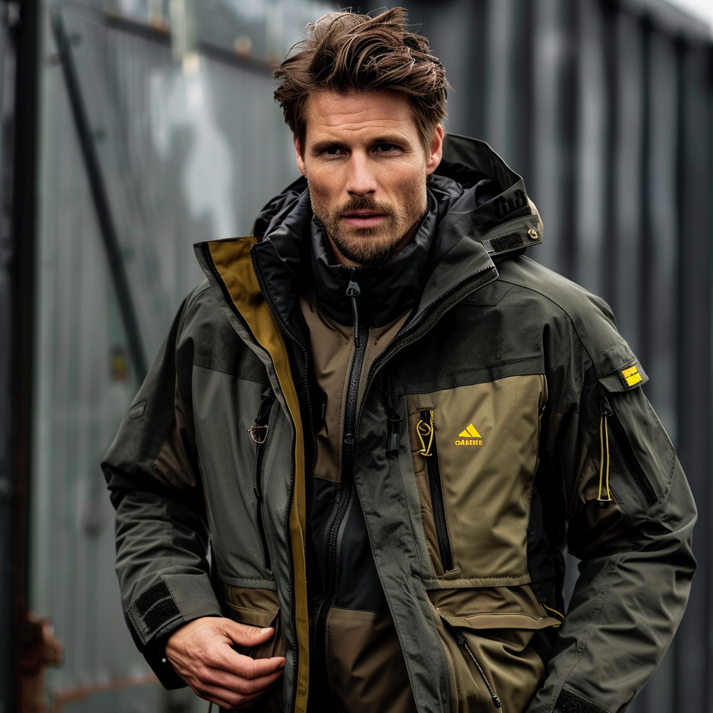 Adventure Style: German Man in Outdoor Jacket