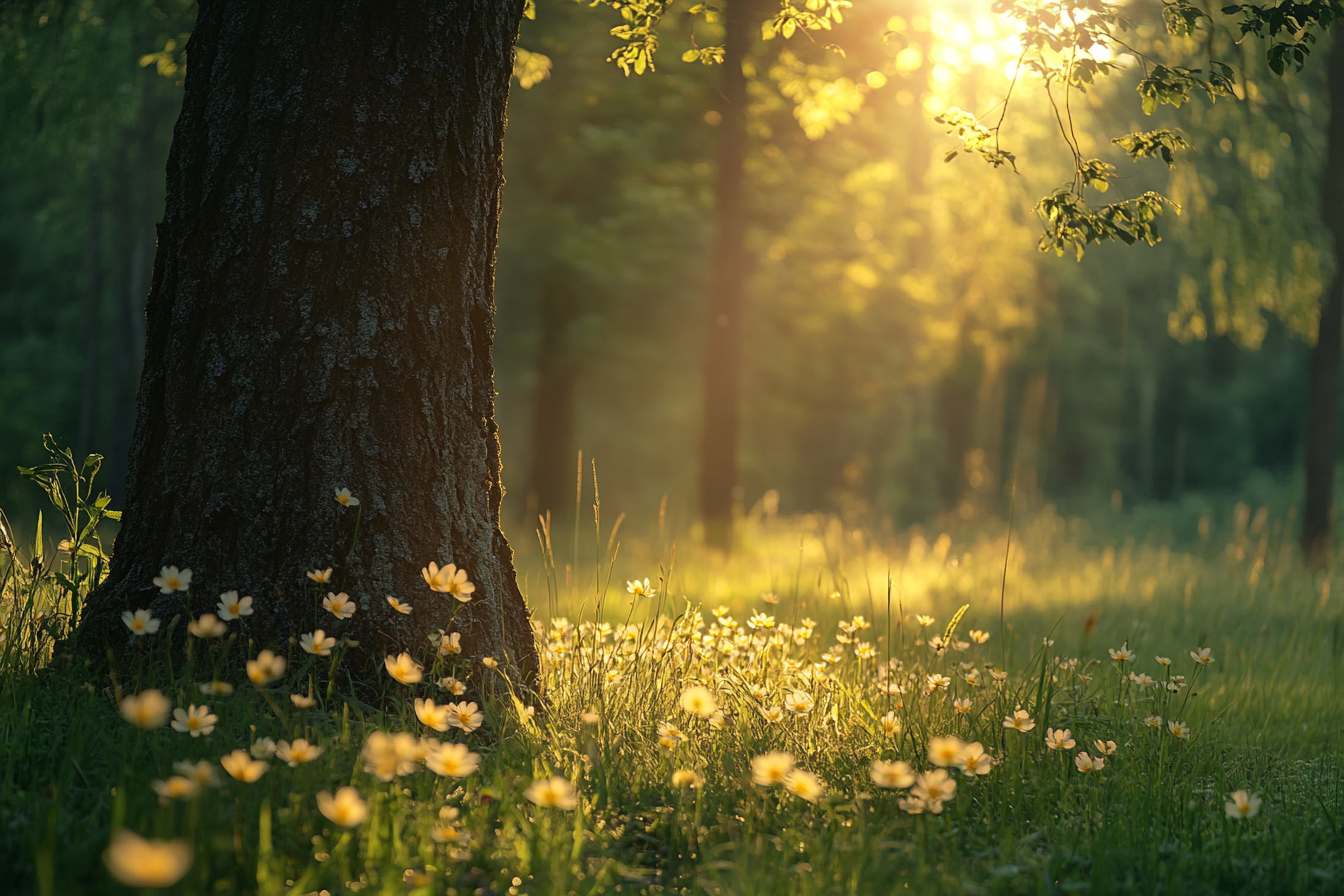 Alt Image Text: Realistic macro photography of Asian forest flowers.