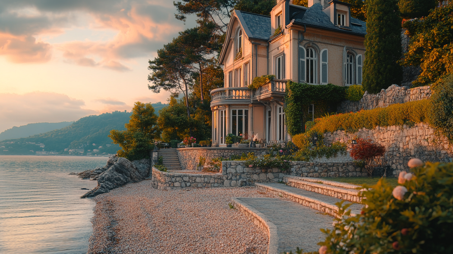 An Elegant House by the Beach, Peaceful Setting