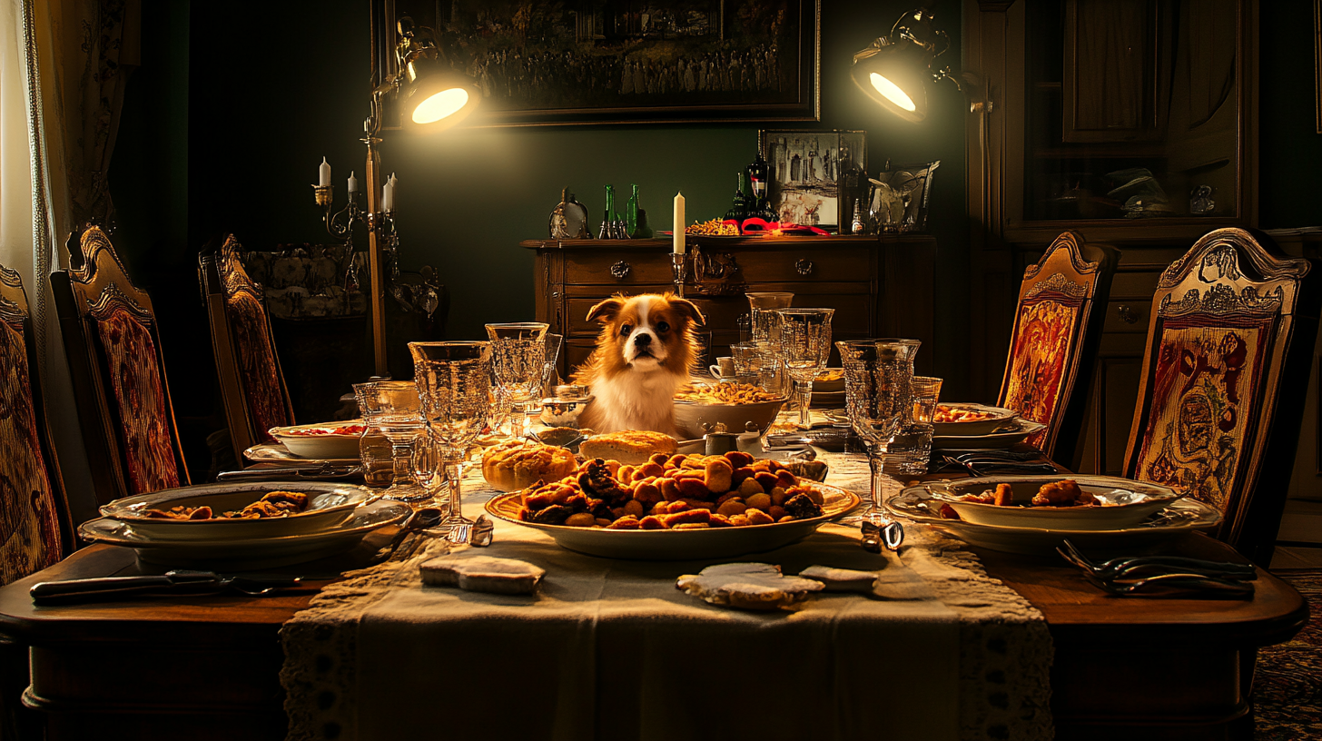 An Elegant New Year's Pet Food Banquet