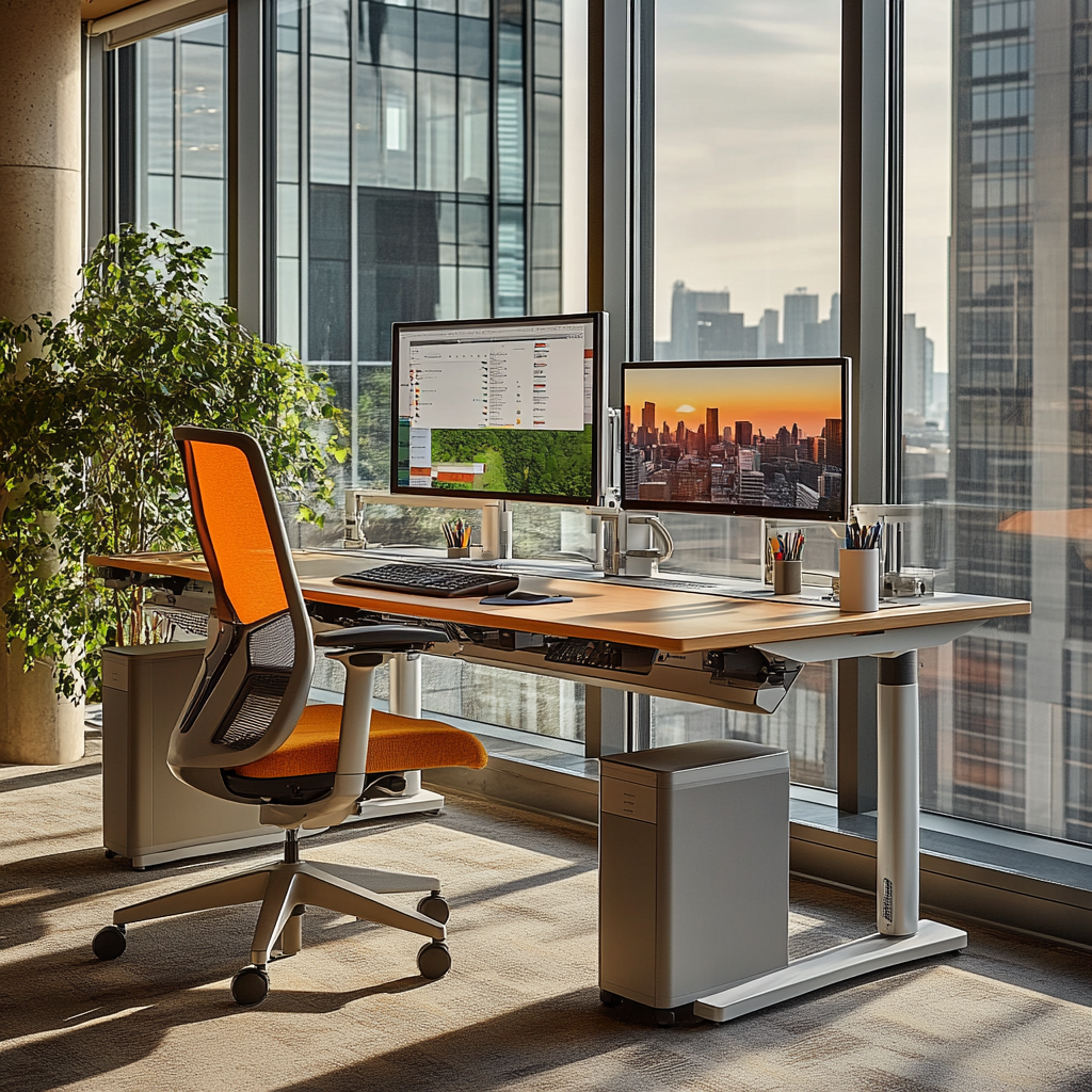 An optimized workspace reduces strain and enhances efficiency.